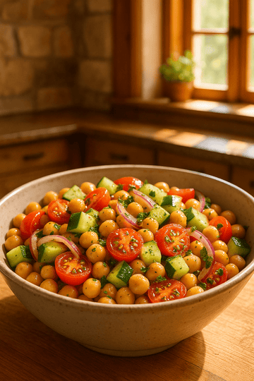 Mediterranean Chickpea Salad Recipe